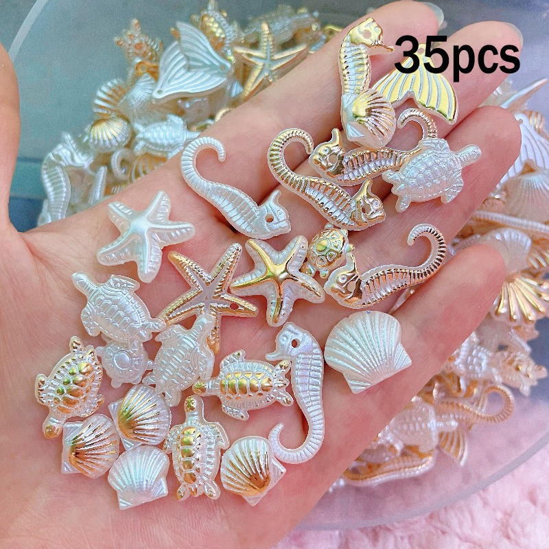 35/50/60Pcs Ocean Animal Acryl - đánh giá và giá Jewelry Making For Adults