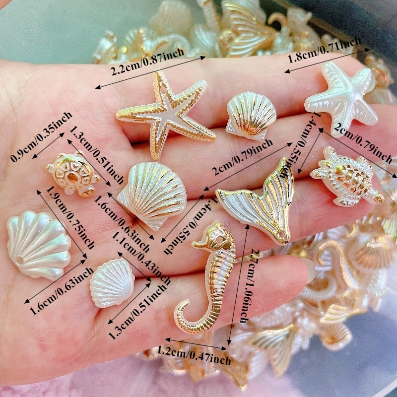 35/50/60Pcs Ocean Animal Acryl - đánh giá và giá Jewelry Making For Adults