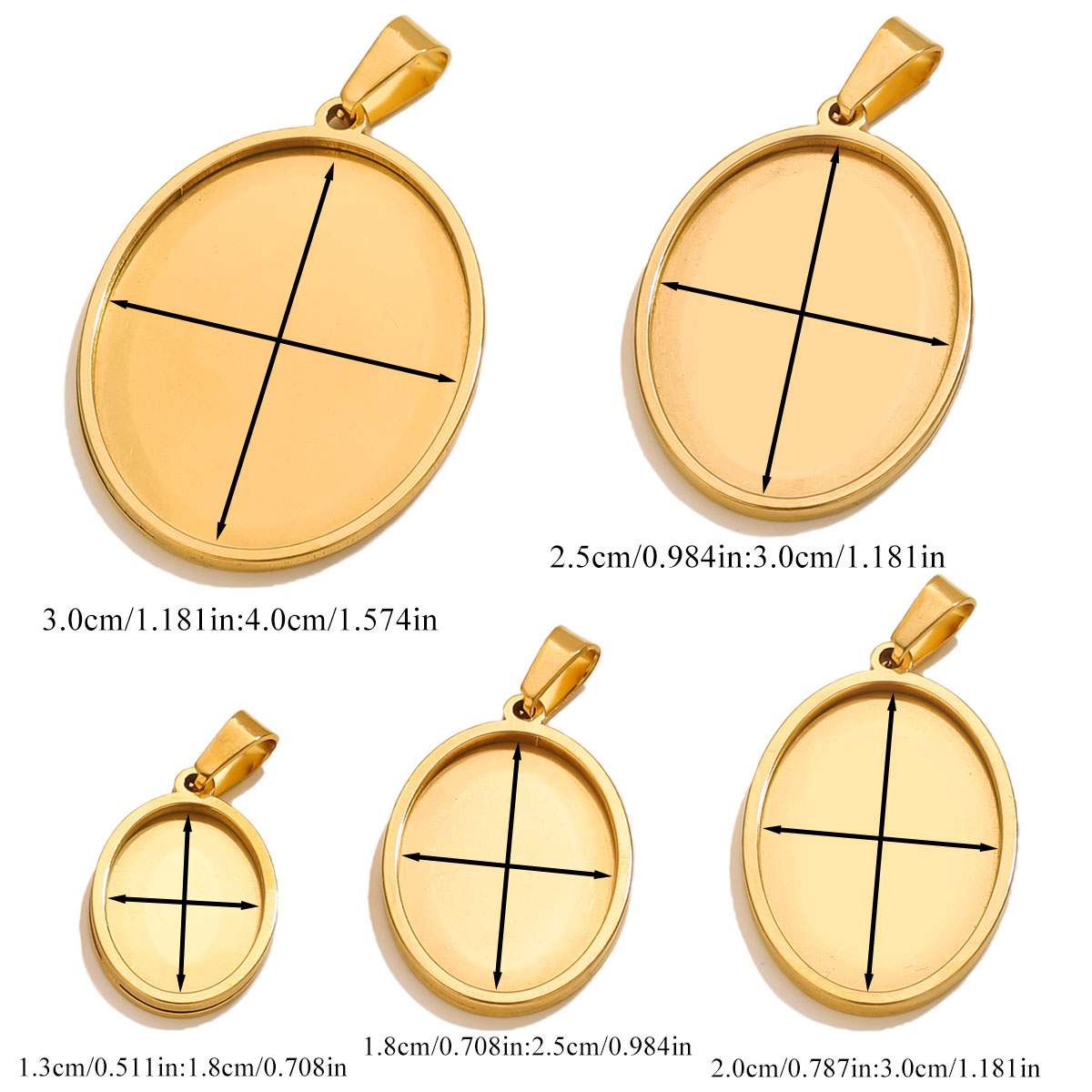5PCS Stainless Steel Charms Go - đánh giá và giá Jewelry Making Materials Wholesale