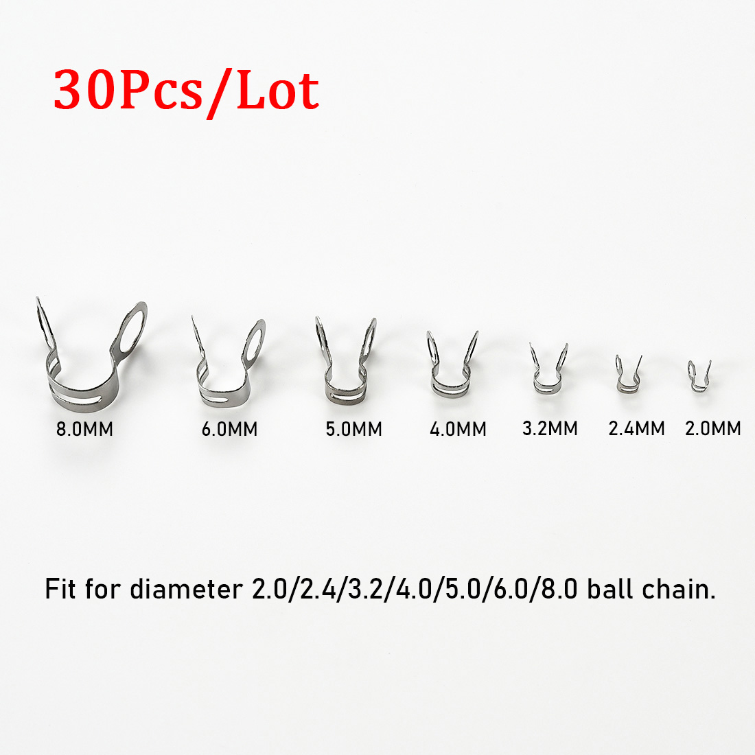 30Pcs Stainless Steel Ball Cha - đánh giá và giá Jewelry Making Parts