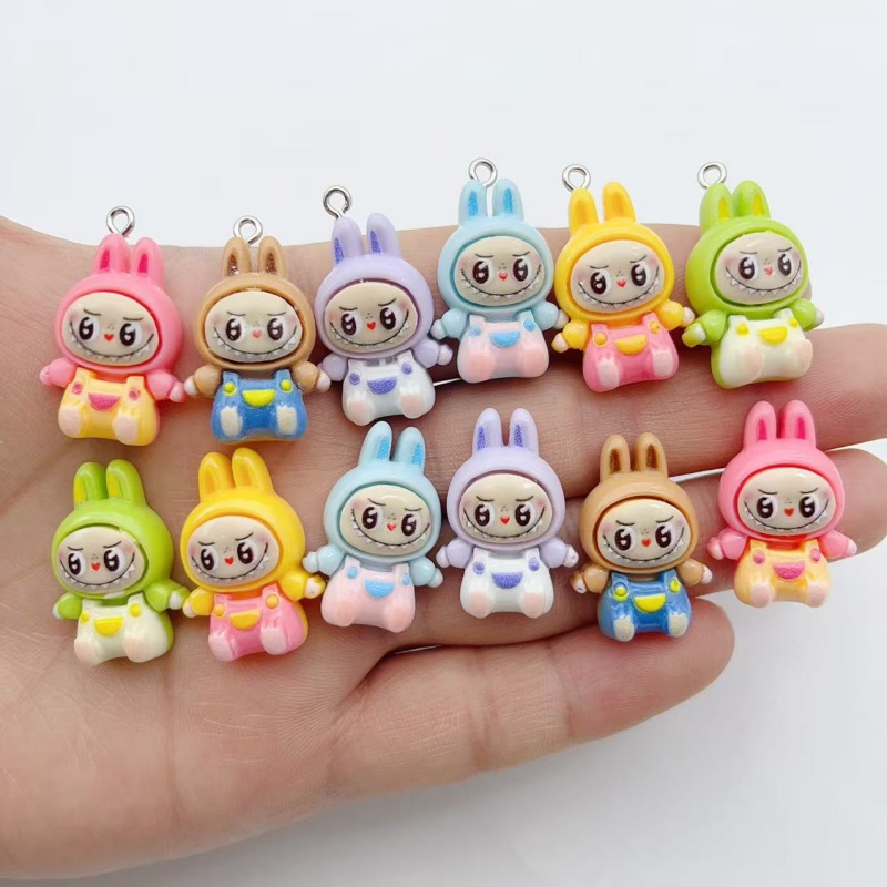 10Pcs Kawaii Rabbit Strawberry - đánh giá và giá Jewelry Making Diy