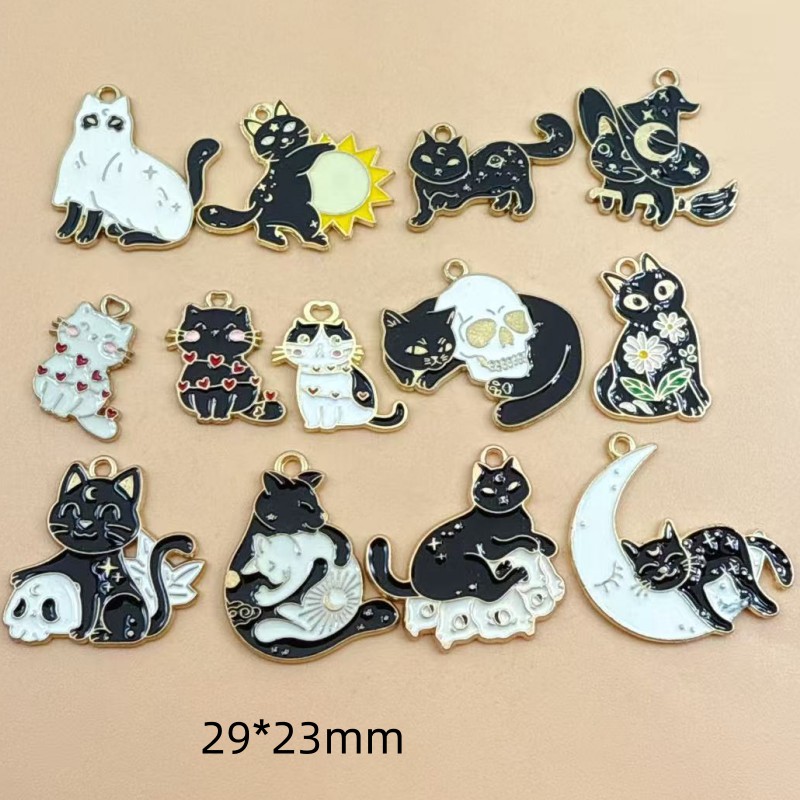 10pcs Original Alloy Enamel Bl - đánh giá và giá Jewelry Making Diy