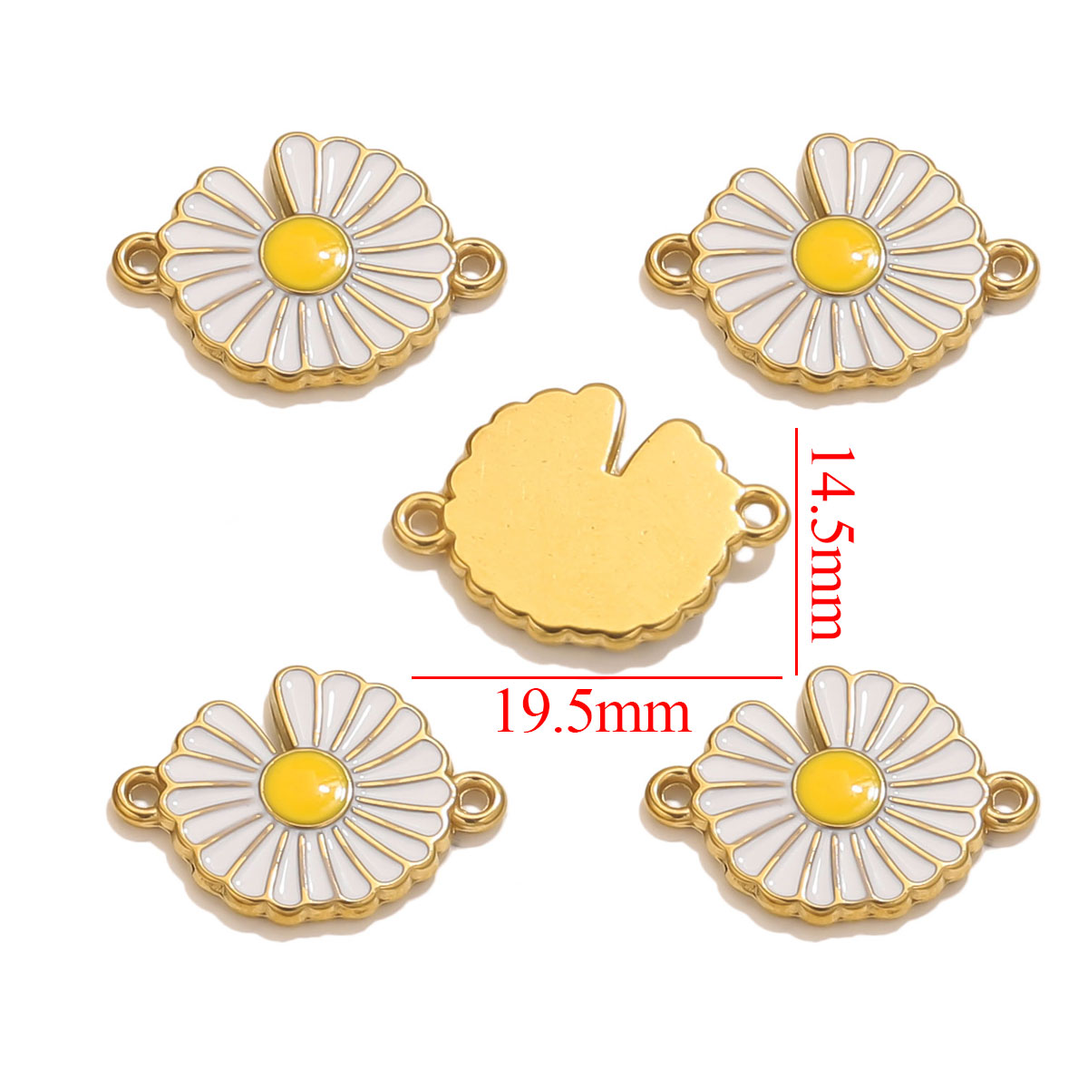 4pcs Stainless Steel Enamel Vi - đánh giá và giá Jewelry Making Materials Wholesale