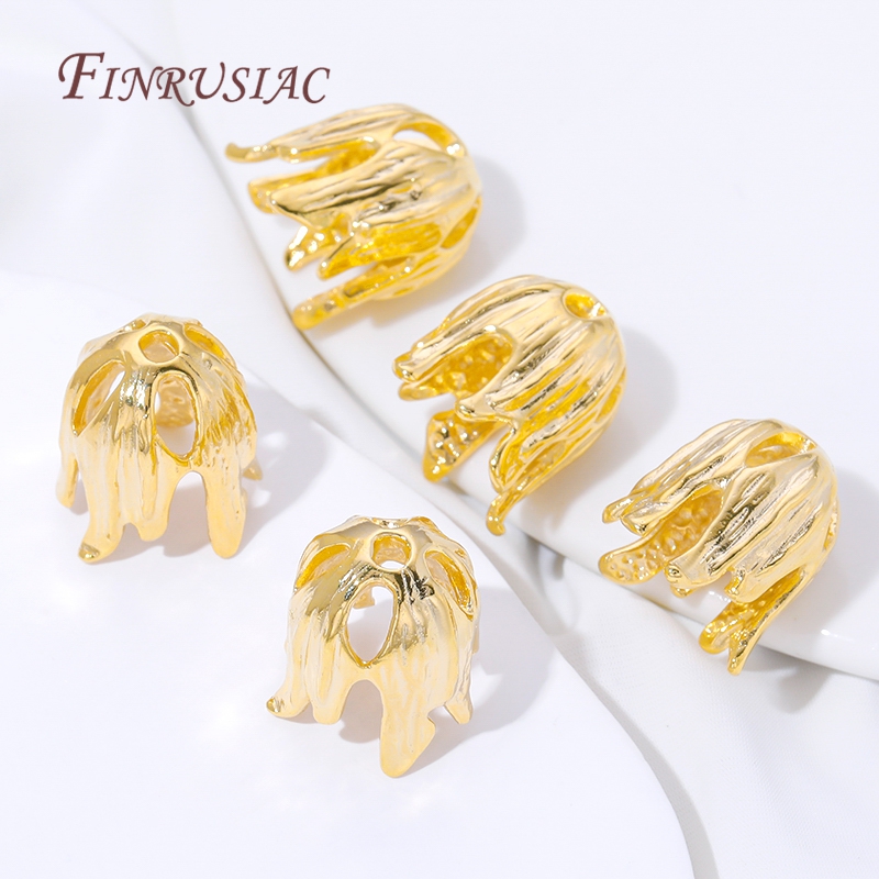 18K Gold Plated Tassel End Cap - đánh giá và giá Jewelry Making Materials Wholesale