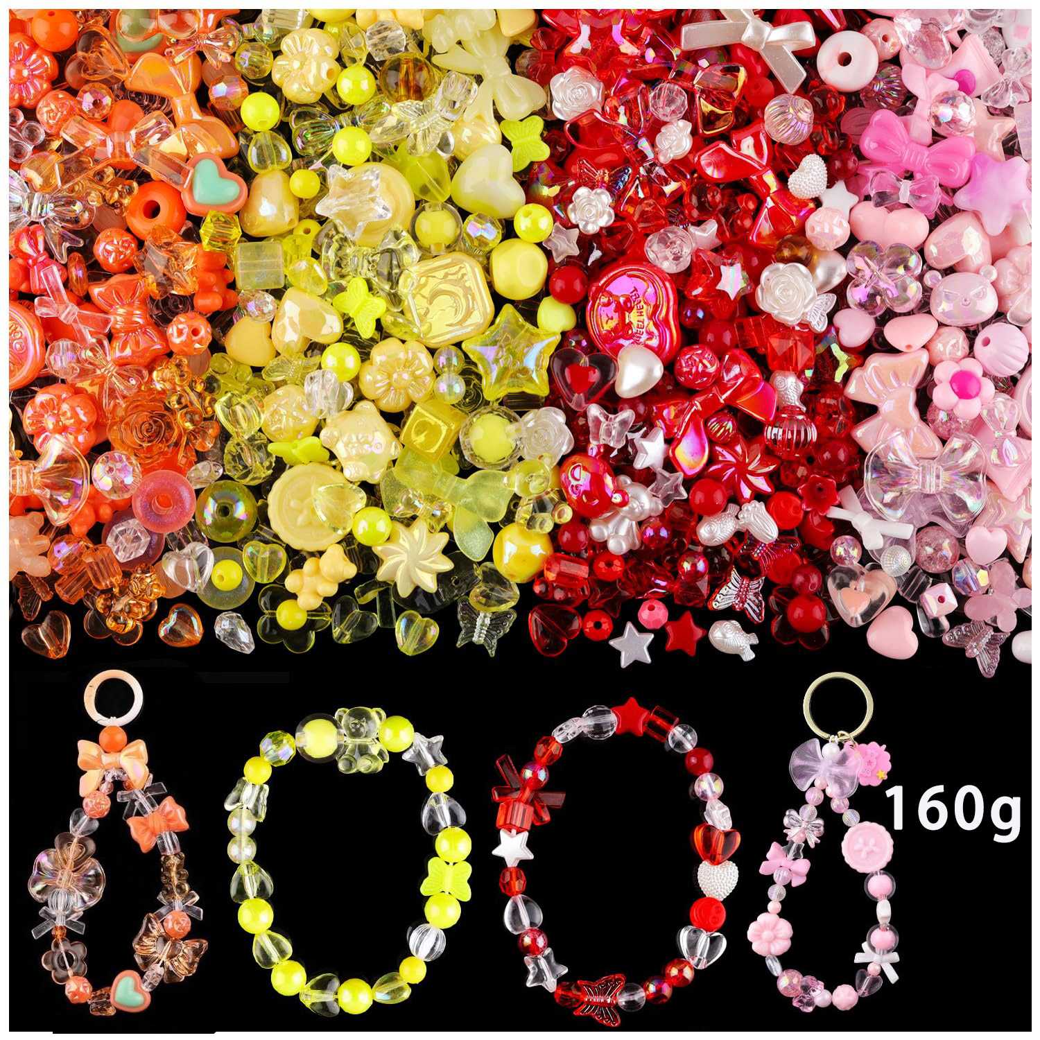 1bag Mixing Style Candy Color  - đánh giá và giá Jewelry Making Game