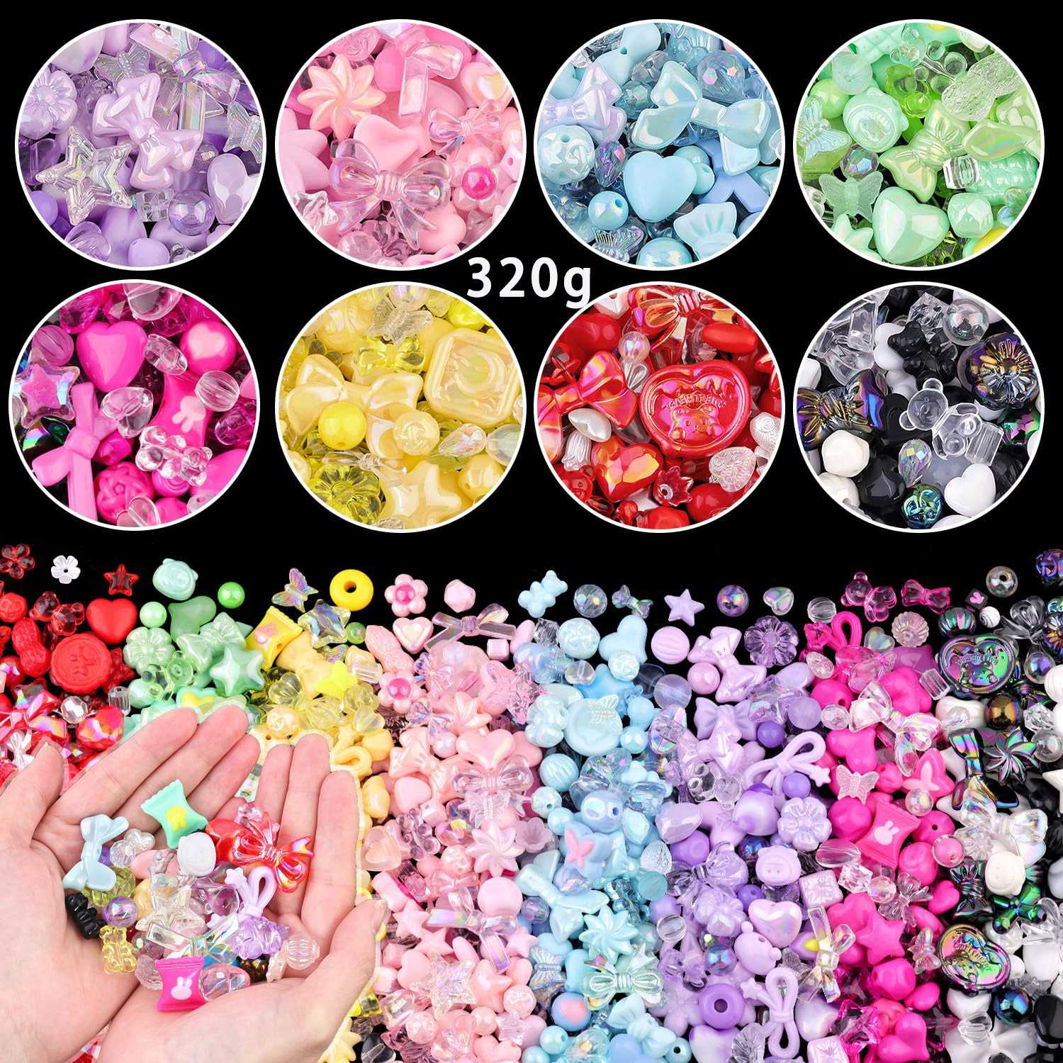 1bag Mixing Style Candy Color  - đánh giá và giá Jewelry Making Game