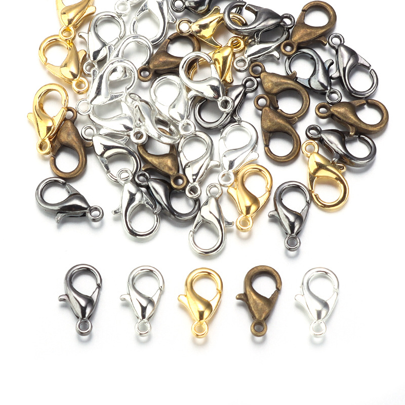 100pcs 9 12 14mm Zinc Alloy Lo - đánh giá và giá Jewelry Making Parts