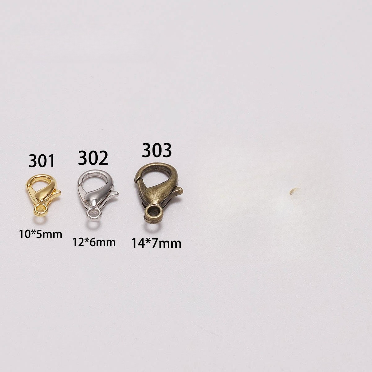 100pcs 9 12 14mm Zinc Alloy Lo - đánh giá và giá Jewelry Making Parts