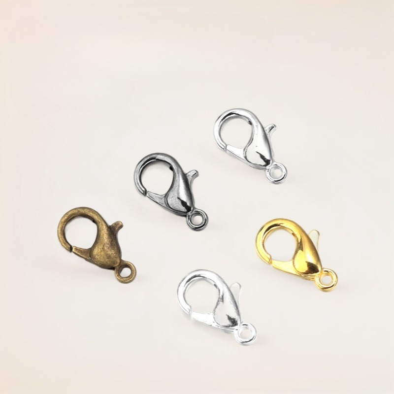 100pcs 9 12 14mm Zinc Alloy Lo - đánh giá và giá Jewelry Making Parts