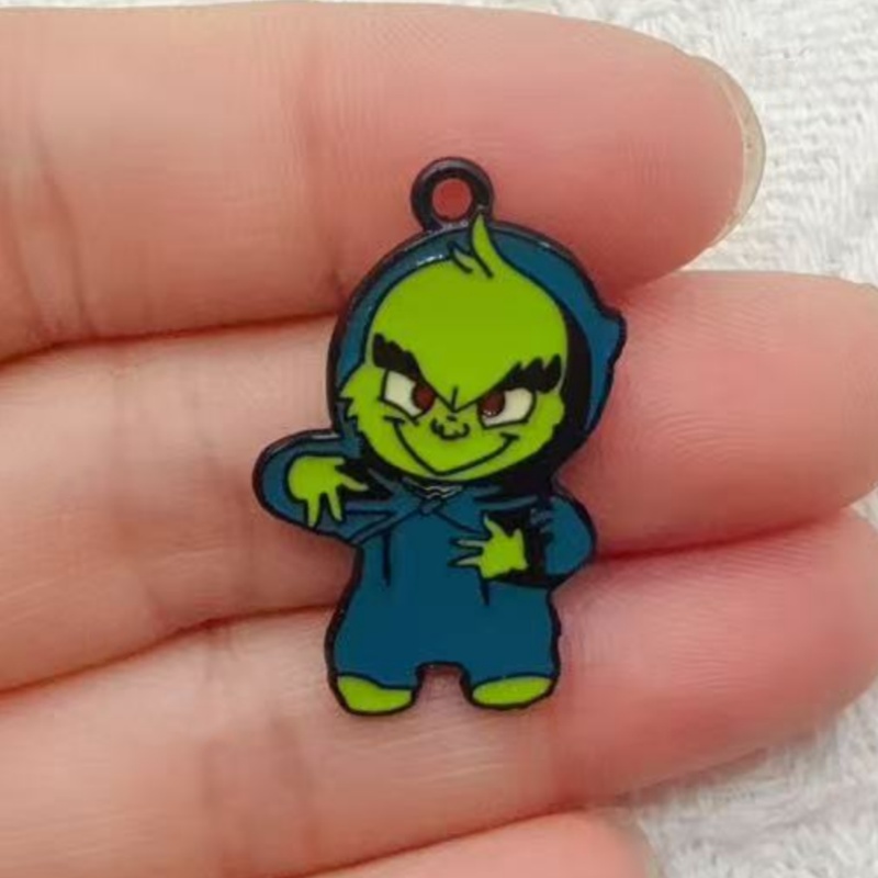 10pcs alloy drip oil cartoon C - đánh giá và giá Jewelry Making Diy