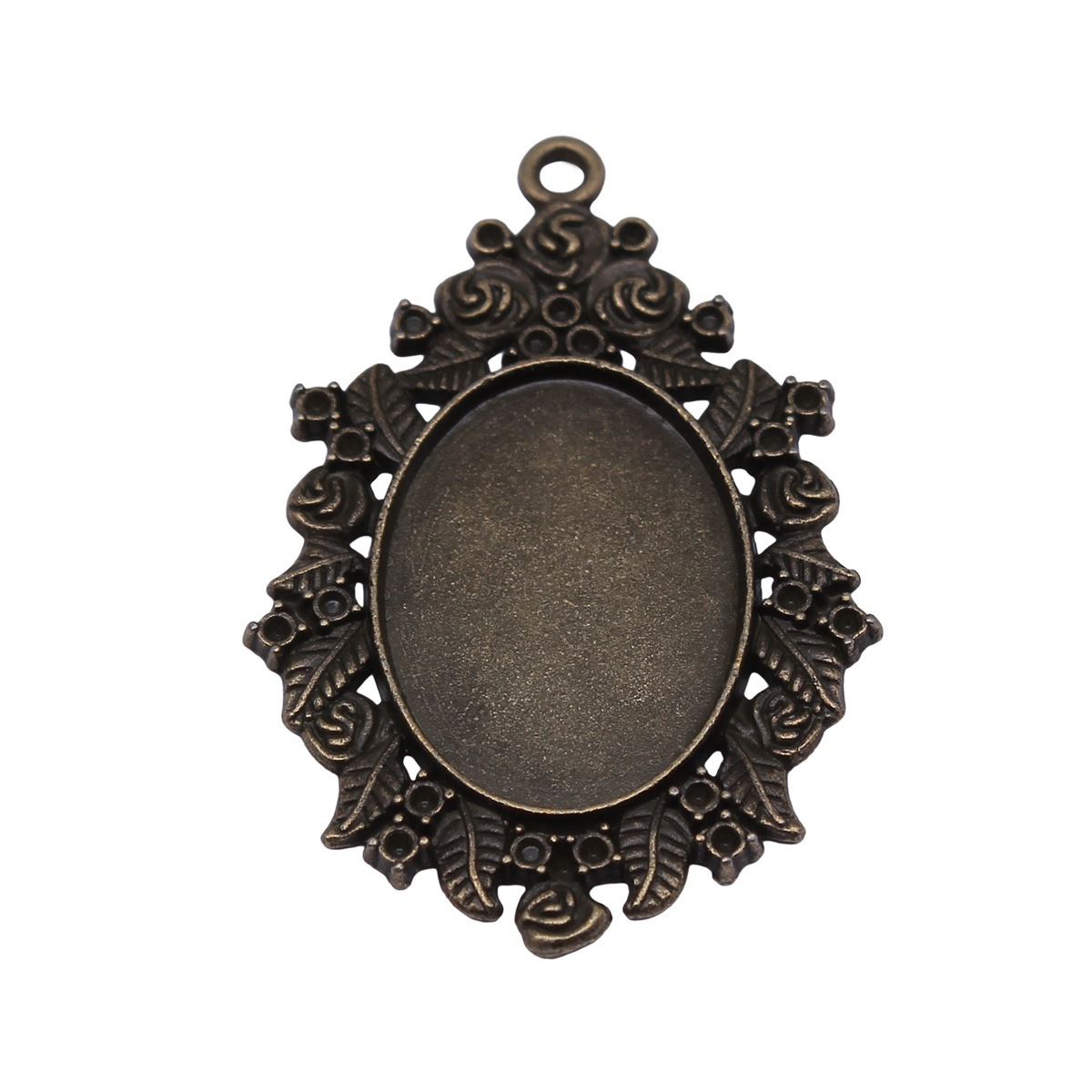 Fit 18x25mm Bezel Tray Setting - đánh giá và giá Pendant Blank Bezel