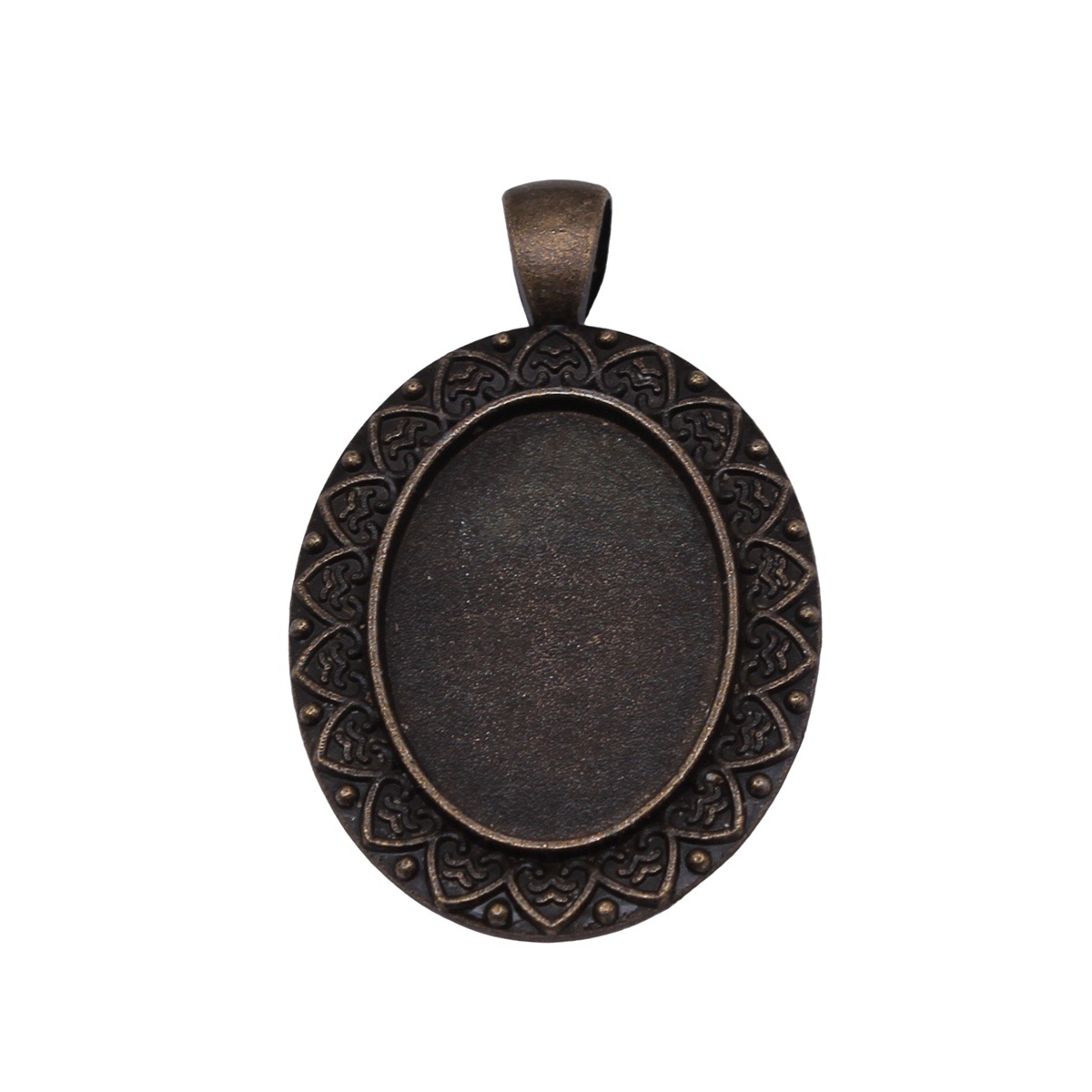 Fit 18x25mm Bezel Tray Setting - đánh giá và giá Pendant Blank Bezel