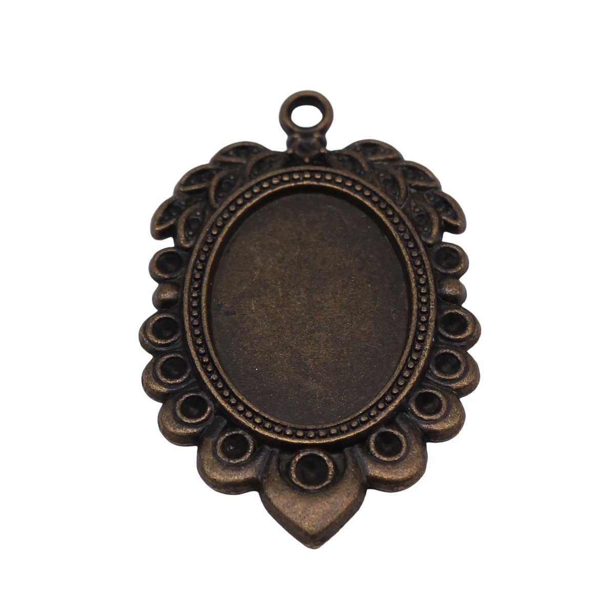 Fit 18x25mm Bezel Tray Setting - đánh giá và giá Pendant Blank Bezel