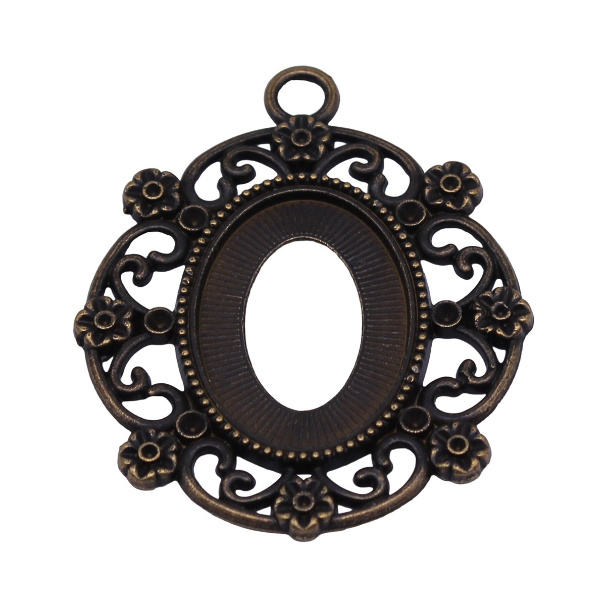 Fit 18x25mm Bezel Tray Setting - đánh giá và giá Pendant Blank Bezel