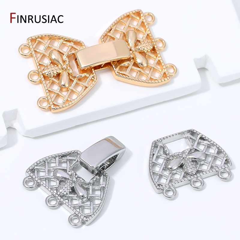 14K Gold Plated Brass 3-Row Pe - đánh giá và giá Jewelry Making Ideas