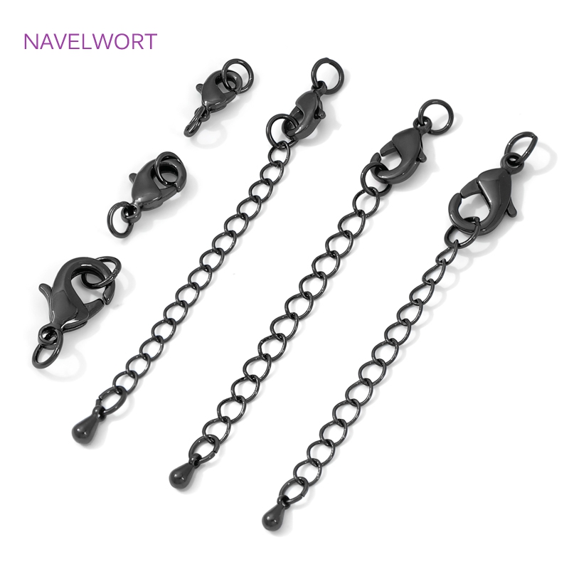 Black Color Brass Lobster Clas - đánh giá và giá Jewelry Making Ideas