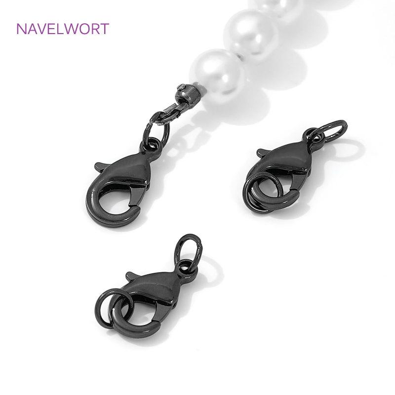 Black Color Brass Lobster Clas - đánh giá và giá Jewelry Making Ideas