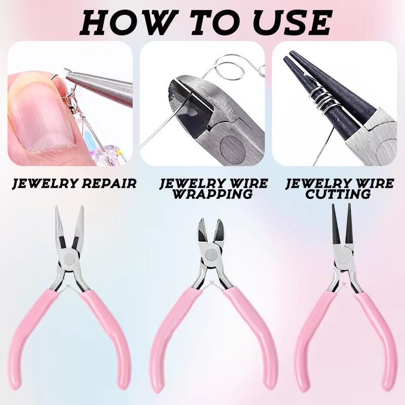 3Pcs Mini Jewelry Pliers Set N - đánh giá và giá Jewelry Making Pliers Set
