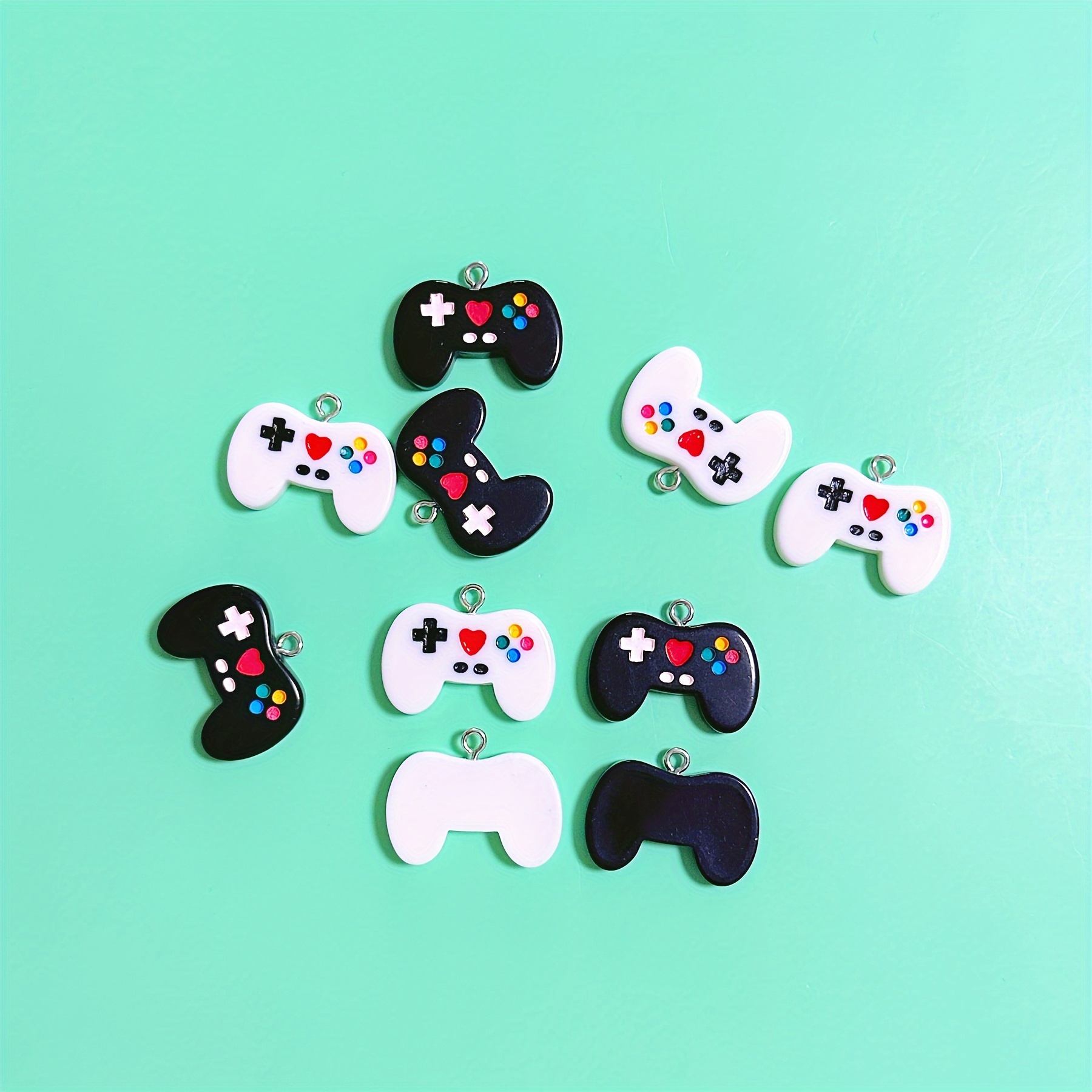 10Pcs Black Game Controller Re - đánh giá và giá Jewelry Making Game