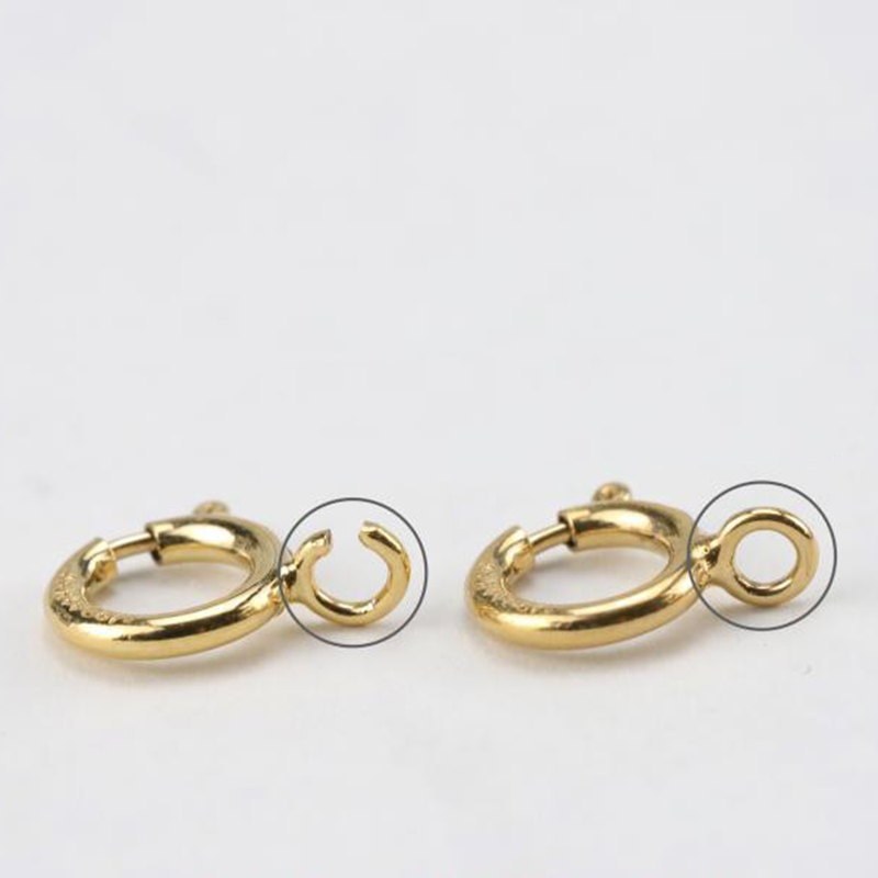 Vàng 14K Đầy Nhẫn Tay Móc Cài  - đánh giá và giá Jewelry Making Hoops