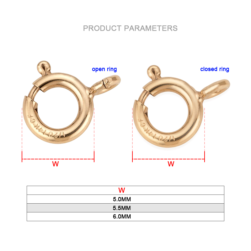 Vàng 14K Đầy Nhẫn Tay Móc Cài  - đánh giá và giá Jewelry Making Hoops