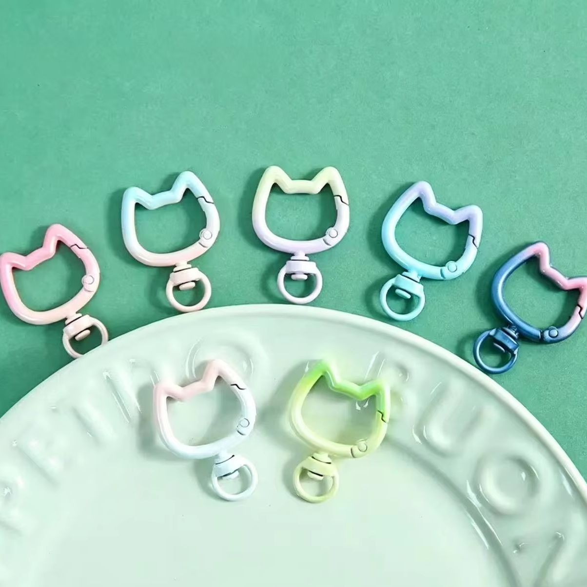 5-10PCS Gradient Cute Cat Clas - đánh giá và giá Jewelry Making Ideas