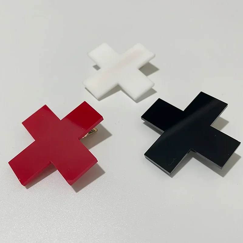 Y2K Red Cross Hair Clip Punk G - đánh giá và giá Jewelry Making For Adults